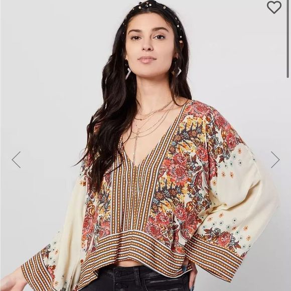 Free People Tops - Free people mix and match boho blouse